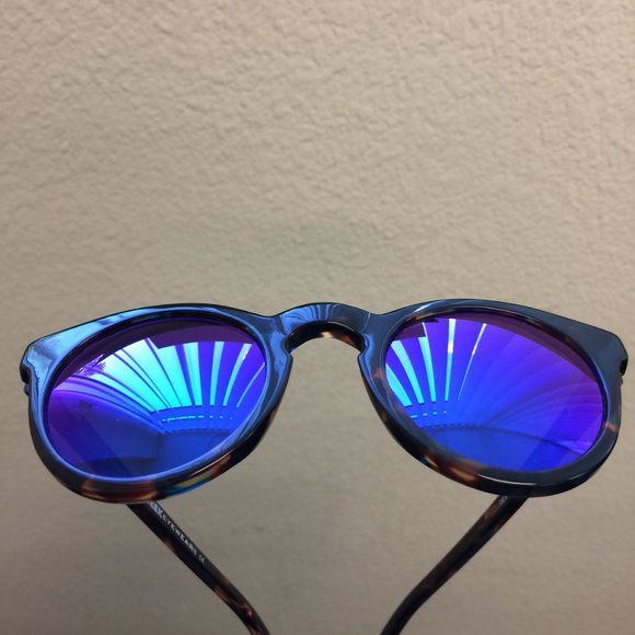 Geek Deep Tortoise Sunglasses in Blue- MISC060 - Picture 2 of 5